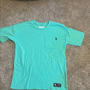 Abercrombie & Fitch Men’s Turquoise Pocket Tee